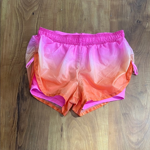 Victoria's Secret Pants - Victoria's Secret Pink and Orange Gradient Athletic Shorts